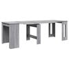 vidaXL J&iacute;deln&iacute; stůl 240 x 85 x 75 cm Kompozitn&iacute; dřevo &Scaron;ed&yacute; Sonoma