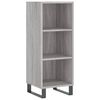 vidaXL Skř&iacute;ň highboard &scaron;ed&aacute; sonoma 34,5 x 34 x 180 cm kompozitn&iacute; dřevo
