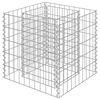 vidaXL Gabionov&yacute; vyv&yacute;&scaron;en&yacute; z&aacute;hon pozinkovan&aacute; ocel 50 x 50 x 50 cm