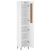 vidaXL Skříň highboard bílá 34,5 x 34 x 180 cm kompozitní dřevo