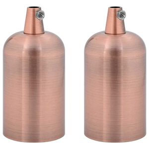 vidaXL Sv&iacute;tidla 2 ks červen&yacute; bronz E27