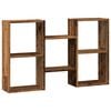 vidaXL N&aacute;stěnn&aacute; police old wood 96 x 18 x 60 cm kompozitn&iacute; dřevo