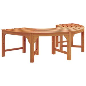 vidaXL Stromov&aacute; lavička 4 -Seater 160 x 80 x 45cm Př&iacute;rodn&iacute;