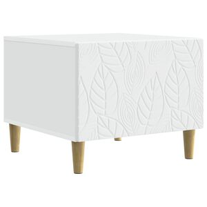 vidaXL Konferenčn&iacute; stolek B&iacute;l&aacute; 50 x 49 x 40 cm Kompozitn&iacute; dřevo