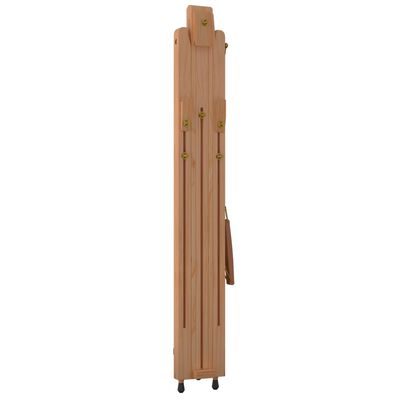 vidaXL Malířský stojan 100 x 104 x 172 cm masivní bukové dřevo