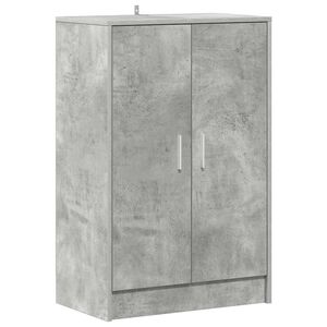 vidaXL Skř&iacute;ňky na boty 60 x 35 x 92 cm Betonově &scaron;ed&aacute; Boty
