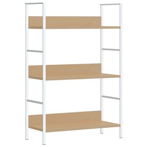 vidaXL Knihovna se 3 policemi dub 60 x 27,6 x 90,5 cm kompozitn&iacute; dřevo