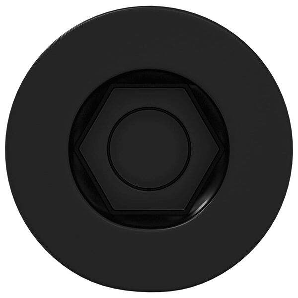 vidaXL &Scaron;roub s kaplic&iacute; 12 pcs Čern&aacute; 7 x 40 mm Železo