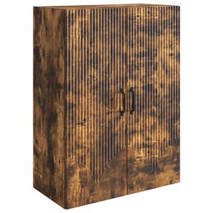 vidaXL N&aacute;stěnn&aacute; skř&iacute;ň Kouřov&yacute; dub 66 x 34,5 x 90 cm Kompozitn&iacute; dřevo