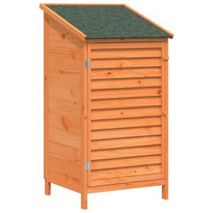 vidaXL Zahradn&iacute; shed Hněd&aacute; 59 x 56 x 113,5 cm Masivn&iacute; jedlov&eacute; dřevo