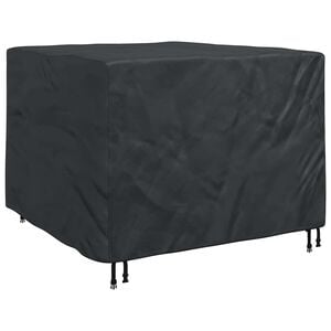 vidaXL Pokryv na n&aacute;bytek Čern&aacute; 125 x 125 x 74 cm 420D Oxford l&aacute;tka