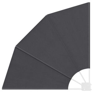vidaXL Z&aacute;stěna na balkon 115 x 115 cm Polyester Antracitov&aacute;