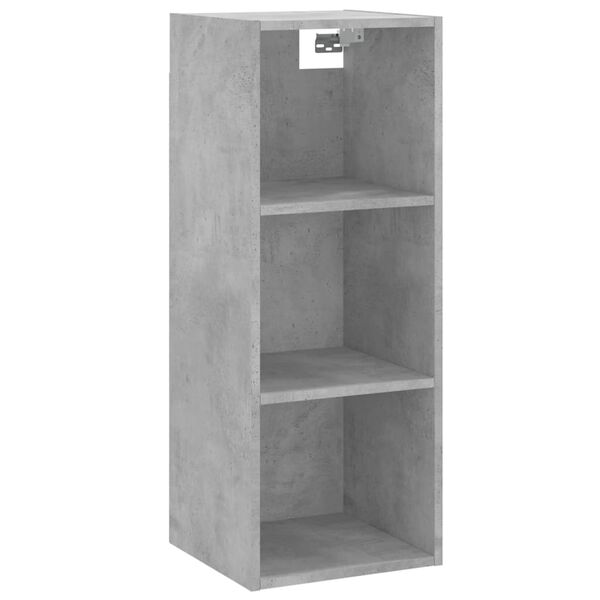 vidaXL Skř&iacute;ň highboard betonově &scaron;ed&aacute; 34,5x32,5x180 cm kompozitn&iacute; dřevo