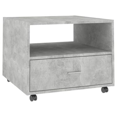 vidaXL Konferenční stolek betonově šedý 55x55x40 cm kompozitní dřevo