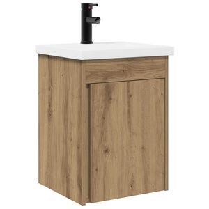vidaXL Koupelnov&aacute; skř&iacute;ňka s bateri&iacute; Dub artisan 42 x 40 x 74,5 cm