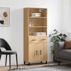 vidaXL Skř&iacute;ň highboard dub sonoma 69,5 x 34 x 180 cm kompozitn&iacute; dřevo