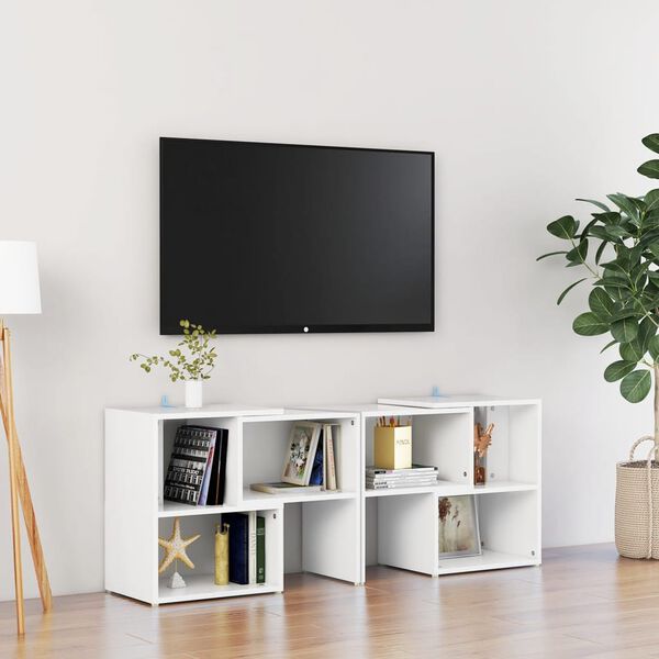 vidaXL TV skříňka bílá 104 x 30 x 52 cm kompozitní dřevo
