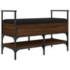 vidaXL Lavice s botn&iacute;kem hněd&yacute; dub 85,5x42x57,5 cm kompozitn&iacute; dřevo