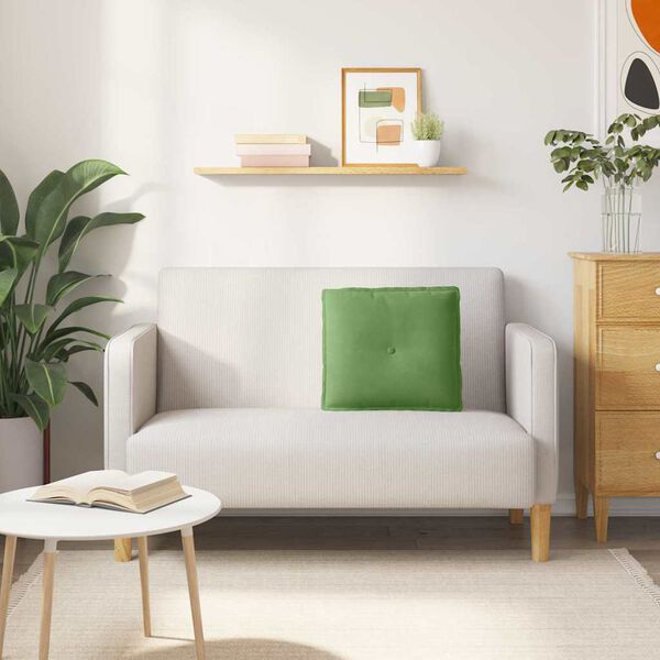 vidaXL Pol&scaron;t&aacute;ř na z&aacute;da Světl&aacute; zelen&aacute; 50 x 45 cm Žebrovan&aacute; l&aacute;tka