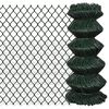 vidaXL Dr&aacute;těn&eacute; pletivo ocel 0,8 x 25 m zelen&eacute;