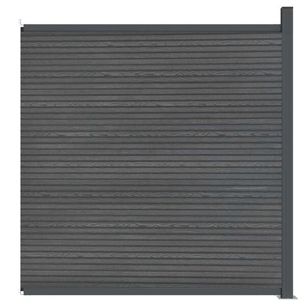 vidaXL Plotov&yacute; d&iacute;lec WPC &scaron;ed&yacute; 173 x 186 cm