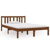 vidaXL R&aacute;m postele medově hněd&yacute; masivn&iacute; dřevo 120x190 cm mal&eacute; 2lůžko
