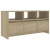 vidaXL TV skř&iacute;ňka dub sonoma 102 x 37,5 x 52,5 cm kompozitn&iacute; dřevo