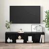 vidaXL Sestava TV skř&iacute;něk N&aacute;stěnn&yacute; 2 pcs Čern&yacute; dub 37 x 35 x 72 cm
