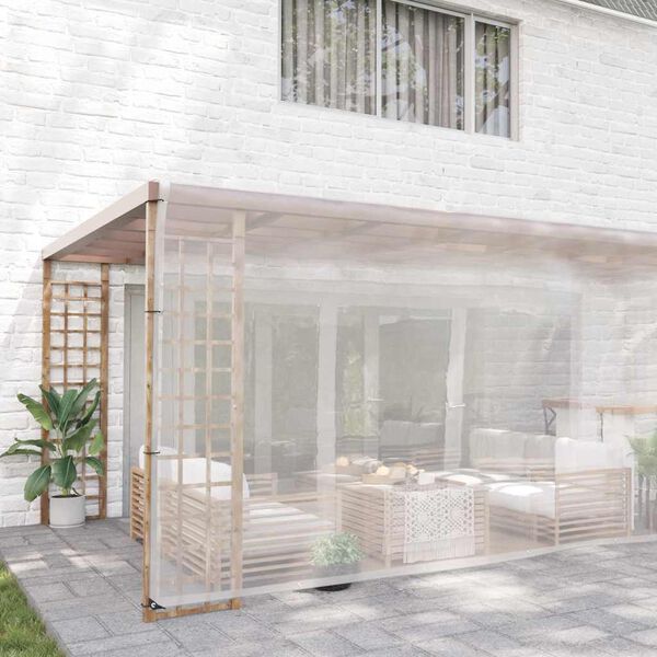 vidaXL Čir&aacute; plachta s oky 5x12 m polyethylen