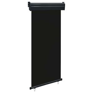 vidaXL Balkonov&aacute; z&aacute;stěna 85 x 250 cm čern&aacute;