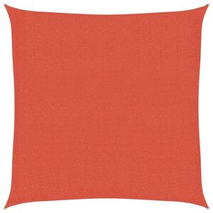 vidaXL Plachta proti slunci 160 g/m&sup2; čtverec terakota 2,5 x 2,5 m HDPE