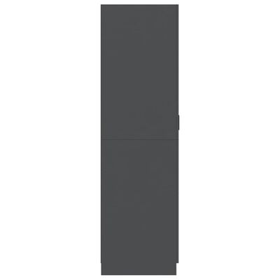 vidaXL Šatní skříň šedá 80 x 52 x 180 cm dřevotříska