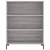 vidaXL Skř&iacute;ň highboard &scaron;ed&aacute; sonoma 69,5 x 34 x 180 cm kompozitn&iacute; dřevo