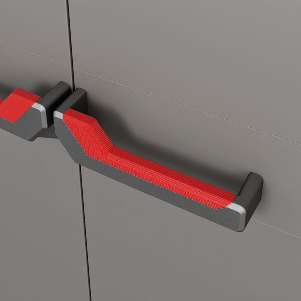 Keter Víceúčelová úložná skříň Stilo šedá a černá 173 cm