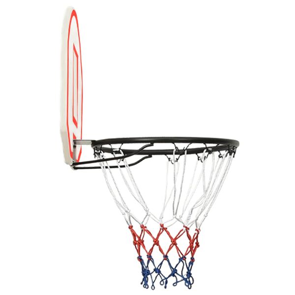 vidaXL Basketbalový koš bílý 71x45x2 cm polyethylen