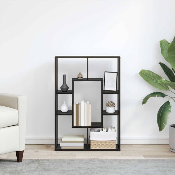 vidaXL Knihovna Čern&yacute; dub 63 x 20 x 90 cm kompozitn&iacute; dřevo