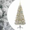 vidaXL Uměl&yacute; v&aacute;nočn&iacute; stromek s v&aacute;nočn&iacute;mi koulemi 120 cm 150 LED