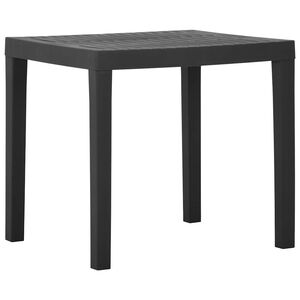 vidaXL Zahradn&iacute; stůl &scaron;ed&yacute; 79 x 65 x 72 cm plast