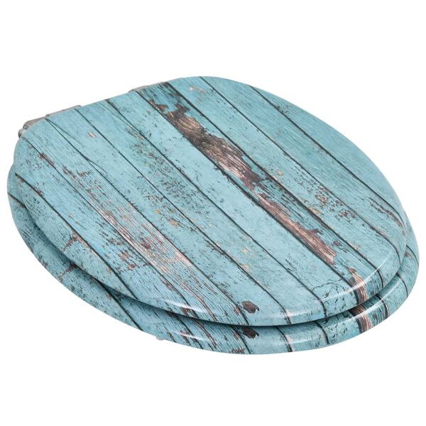 vidaXL WC sedátko s funkcí pomalého sklápění 2 ks MDF motiv dřeva