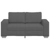 vidaXL Loveseat Sofa tmavě &scaron;ed&eacute; 160x77x82 cm man&scaron;estrov&aacute; tkanina