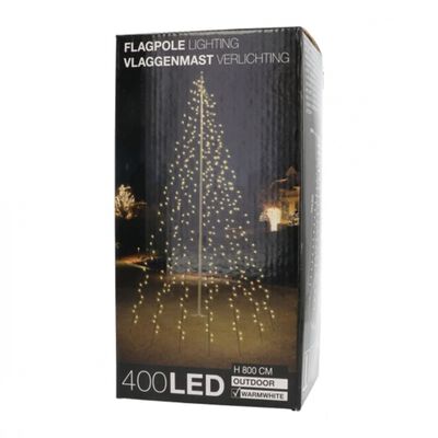 Ambiance Vánoční osvětlení na stožár se 400 LED diodami 800 cm