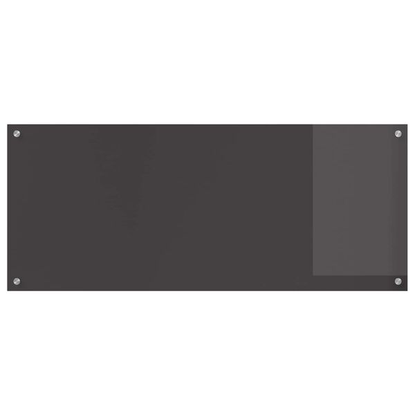 vidaXL Kuchyňská zástěna Tmavě šedá 120 x 50 x 0,6 cm tvrzené sklo