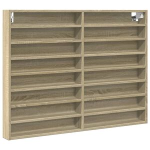 vidaXL Vitr&iacute;na dub sonoma 100 x 8,5 x 75 cm kompozitn&iacute; dřevo