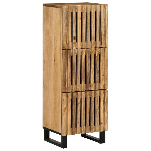 vidaXL Highboard 40 x 34 x 110 cm masivní hrubé mangovníkové dřevo