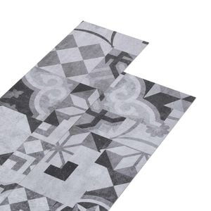 vidaXL Samolepic&iacute; podlahov&aacute; prkna 32 pcs &Scaron;ed&yacute; vzor 4,46 m&sup2; PVC