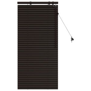 vidaXL Venet &scaron;koln&iacute; žaluzie Tmavě hněd&aacute; 60 x 130 cm 35 mm