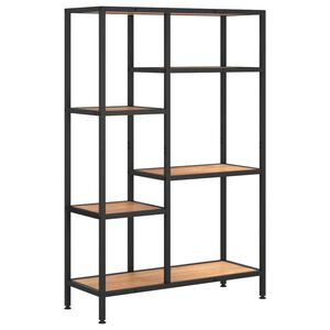 vidaXL Knihovna 80 x 30 x 120 cm ocel a kompozitn&iacute; dřevo