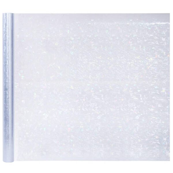 vidaXL Okenní fólie 3 ks matné 3D vzor duhy PVC