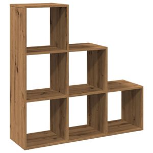 vidaXL Knihovna/děl&iacute;c&iacute; stěna 3patrov&aacute; dub artisan 99x29x99 cm kompozit