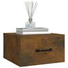 vidaXL Nástěnný noční stolek kouřový dub 35 x 35 x 20 cm